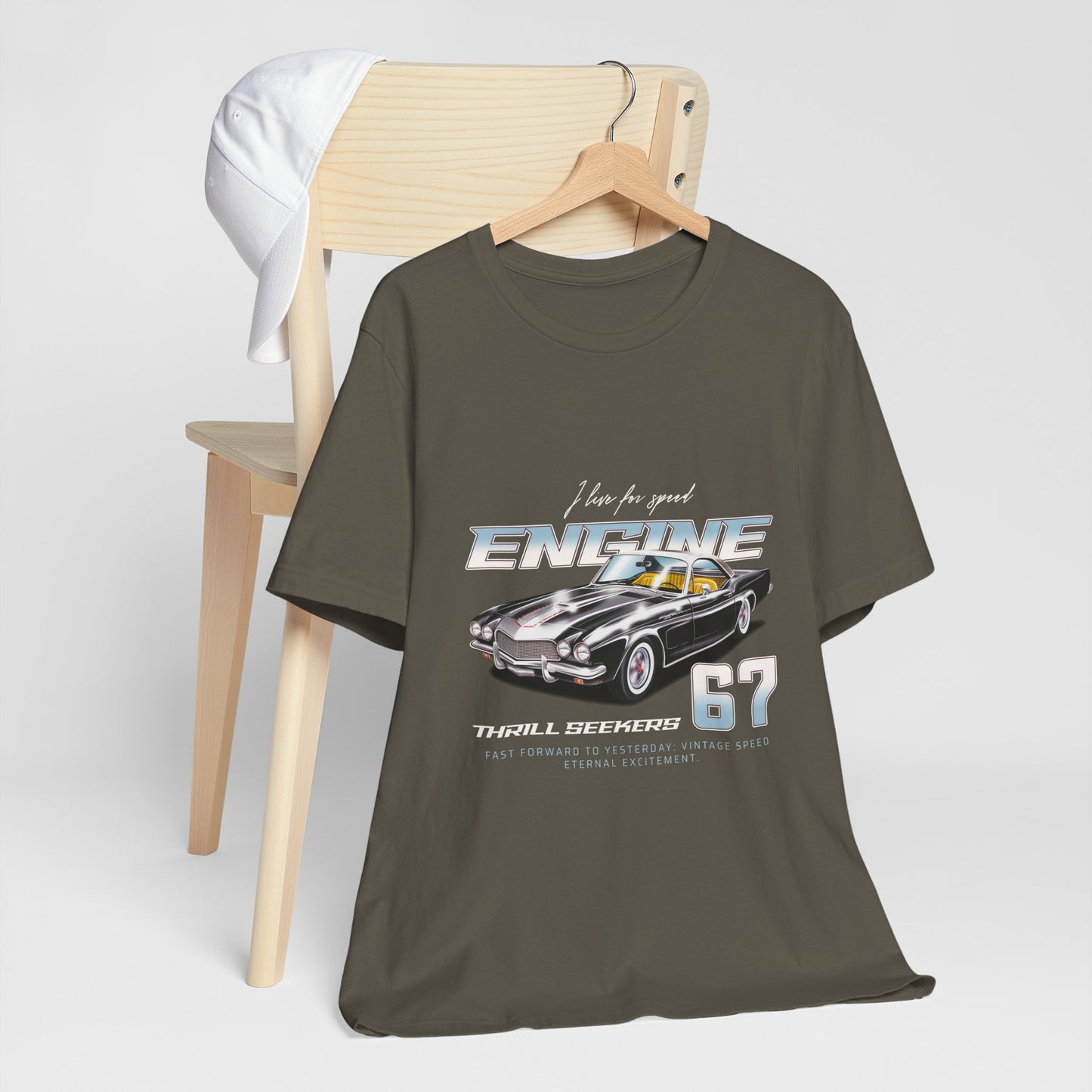 I Live For Speed Engine Tee