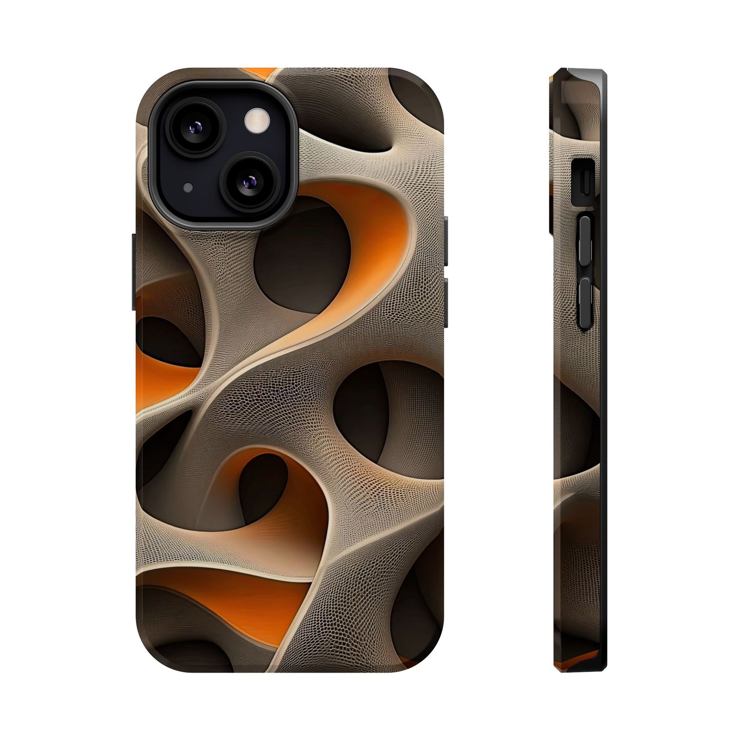Stylish Magnetic Phone Cases, Abstract Geometric Design