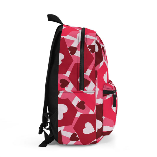 Love in Style: Retro Hearts Backpack