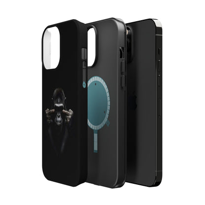 Edgy Gorilla Magnetic iPhone Case, Unique Cell Phone Cover