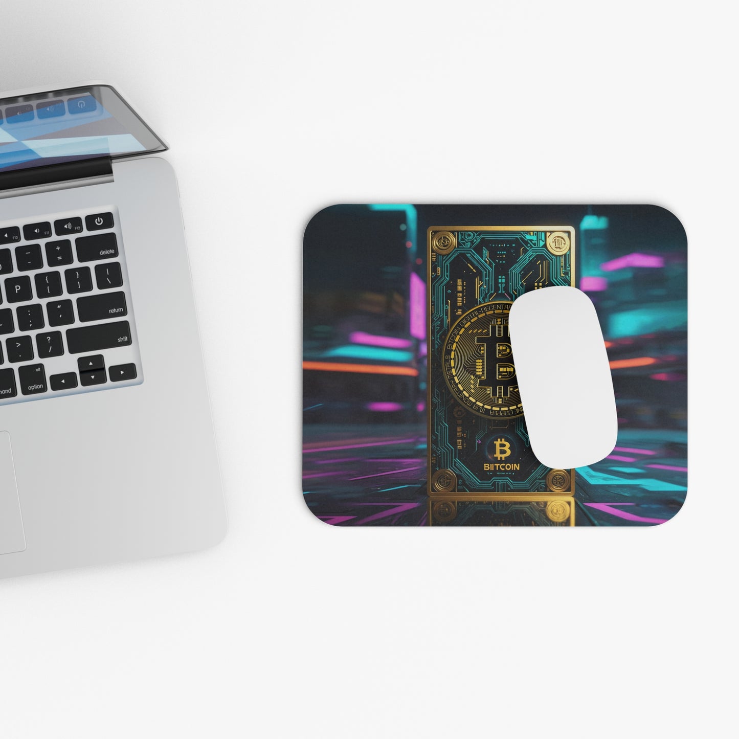 Bitcoin Mouse Pad Cryptocurrency Desk Accessory