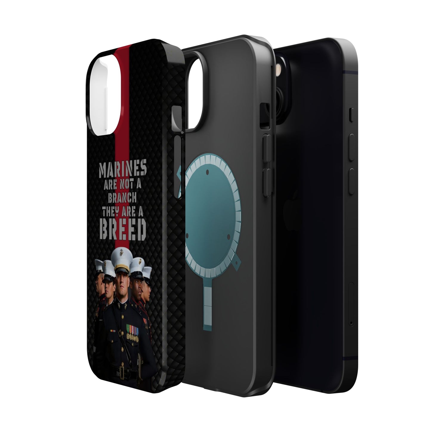Marines Magnetic Tough Case - "Not a Branch, a Breed" Military iPhone Cover