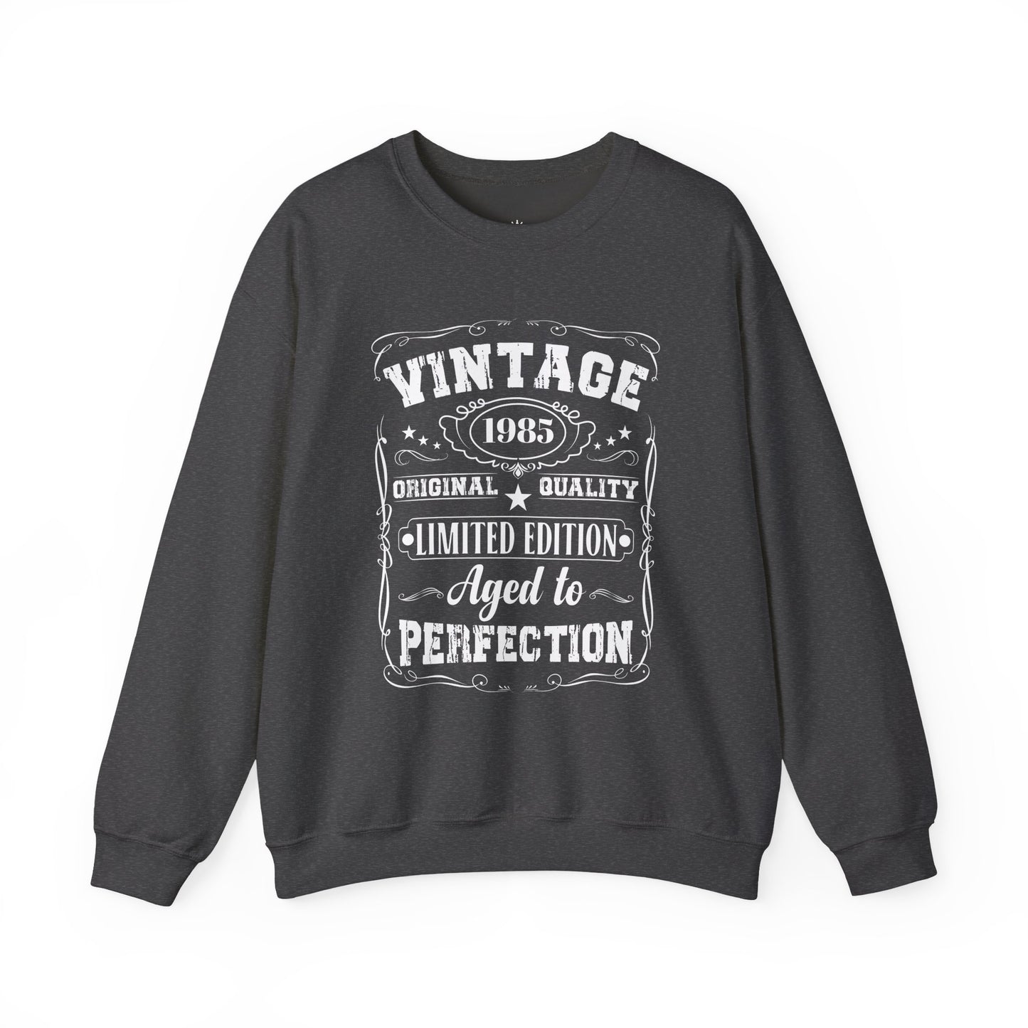 Custom Vintage Birthday Crewneck Sweatshirt — "Aged to Perfection"