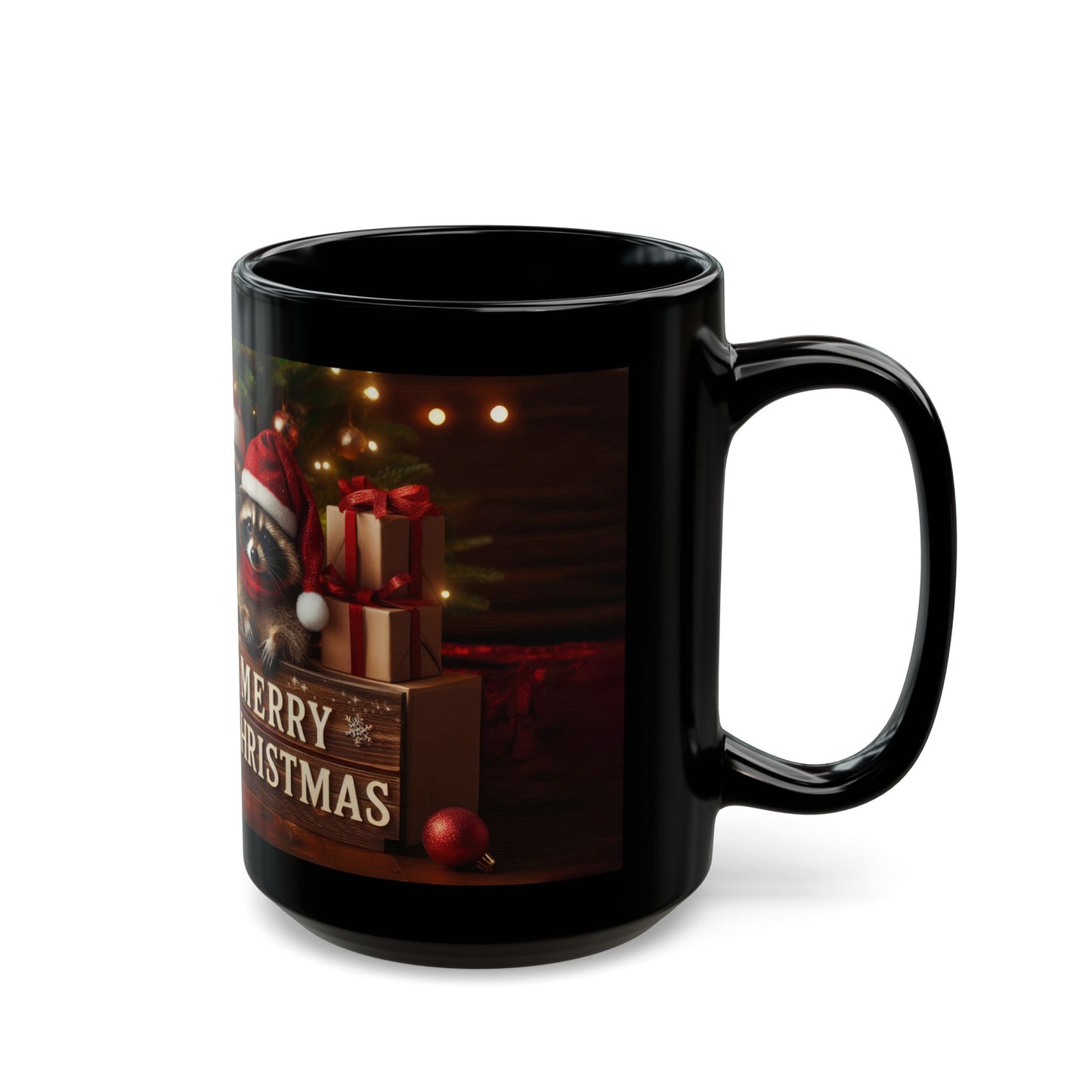 Santa's Bandits Black Mug - 11oz, 15oz