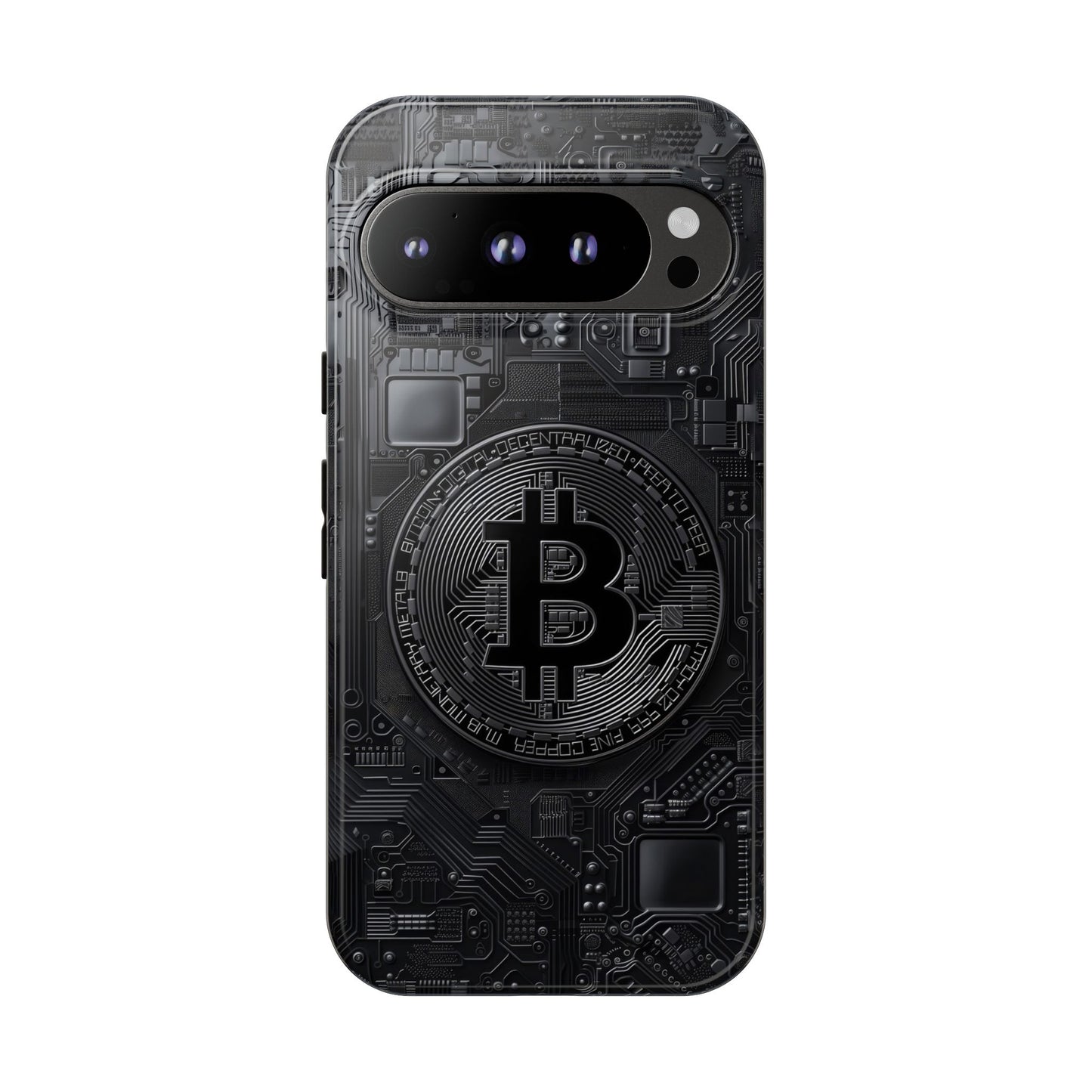 Bitcoin Google Pixel Tough Phone Case, Cryptocurrency Protection Cover