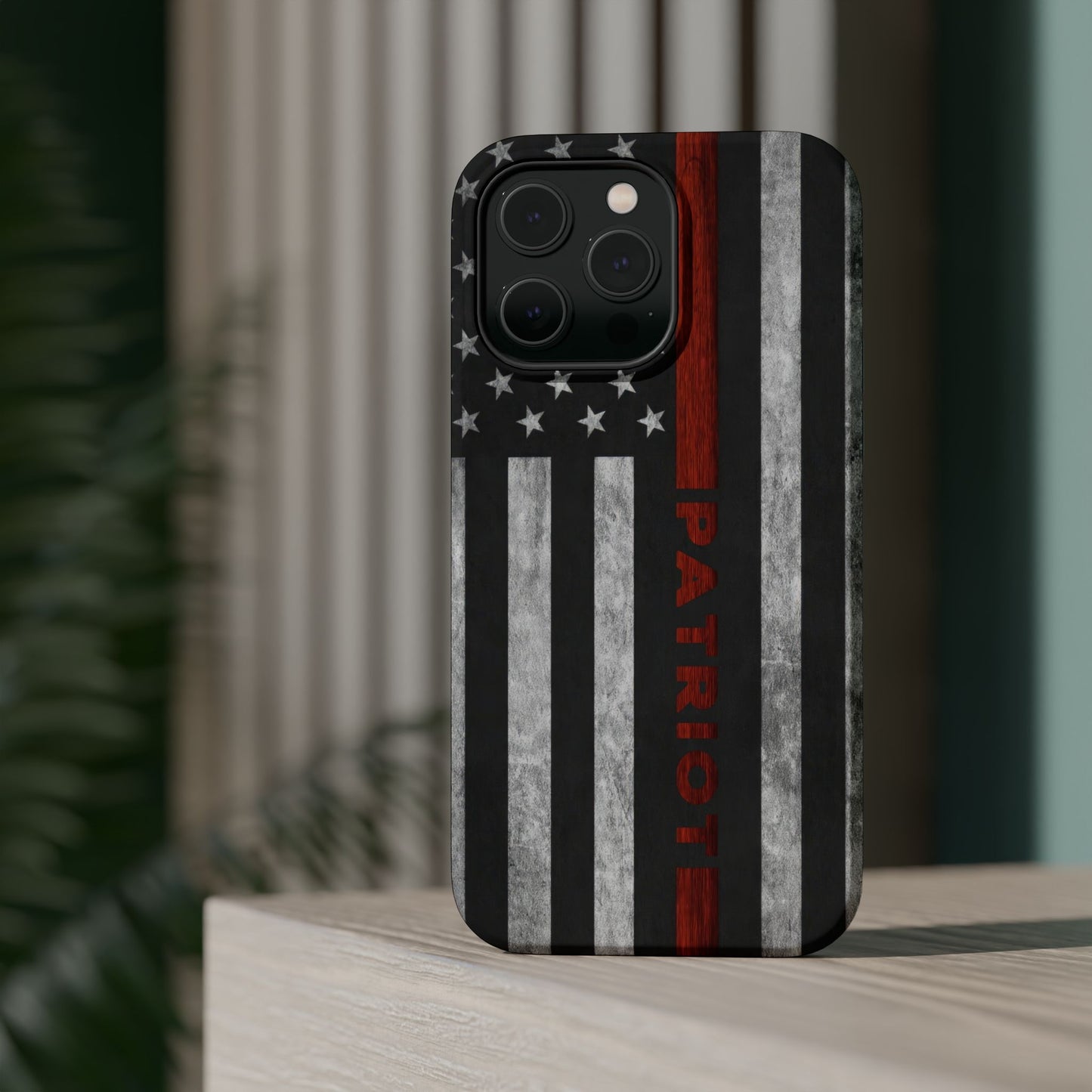 Red Line Magnetic Phone Cases, Firefighter Gift