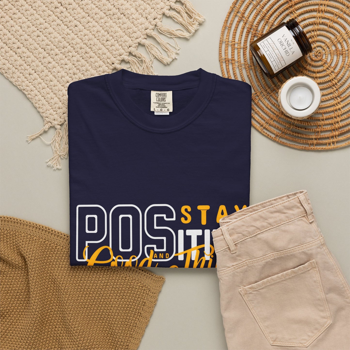 Unisex Positive Vibe T-Shirt - Stay Positive Good Things Will Happen