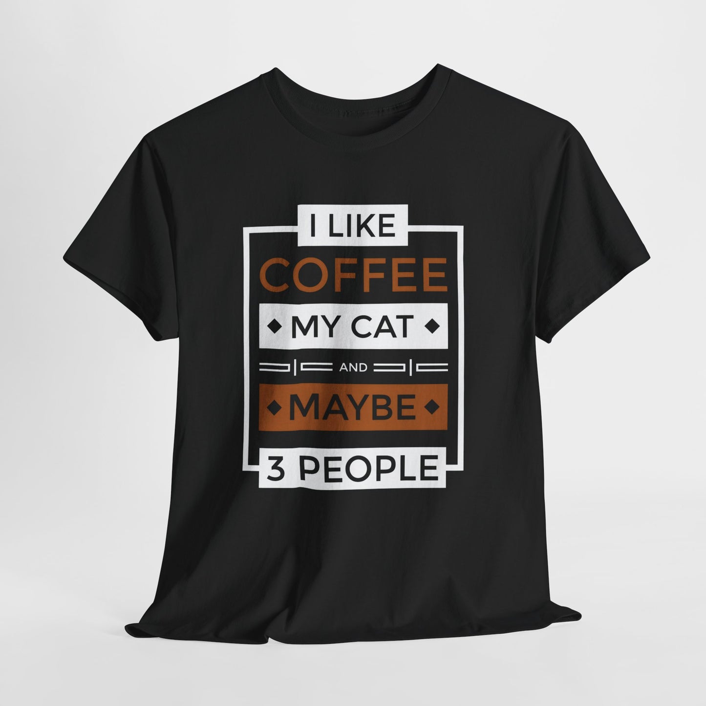 Coffee Cat Lover T-shirt, Funny Graphic Tee