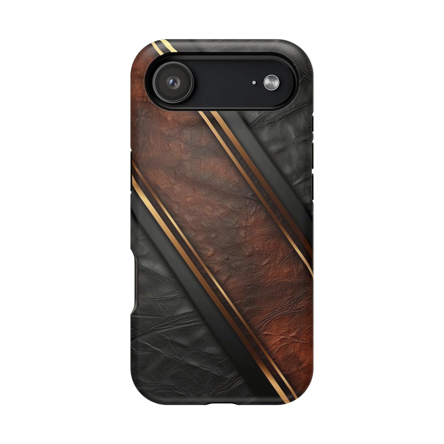 Stylish Leather Texture Magnetic Tough Cases