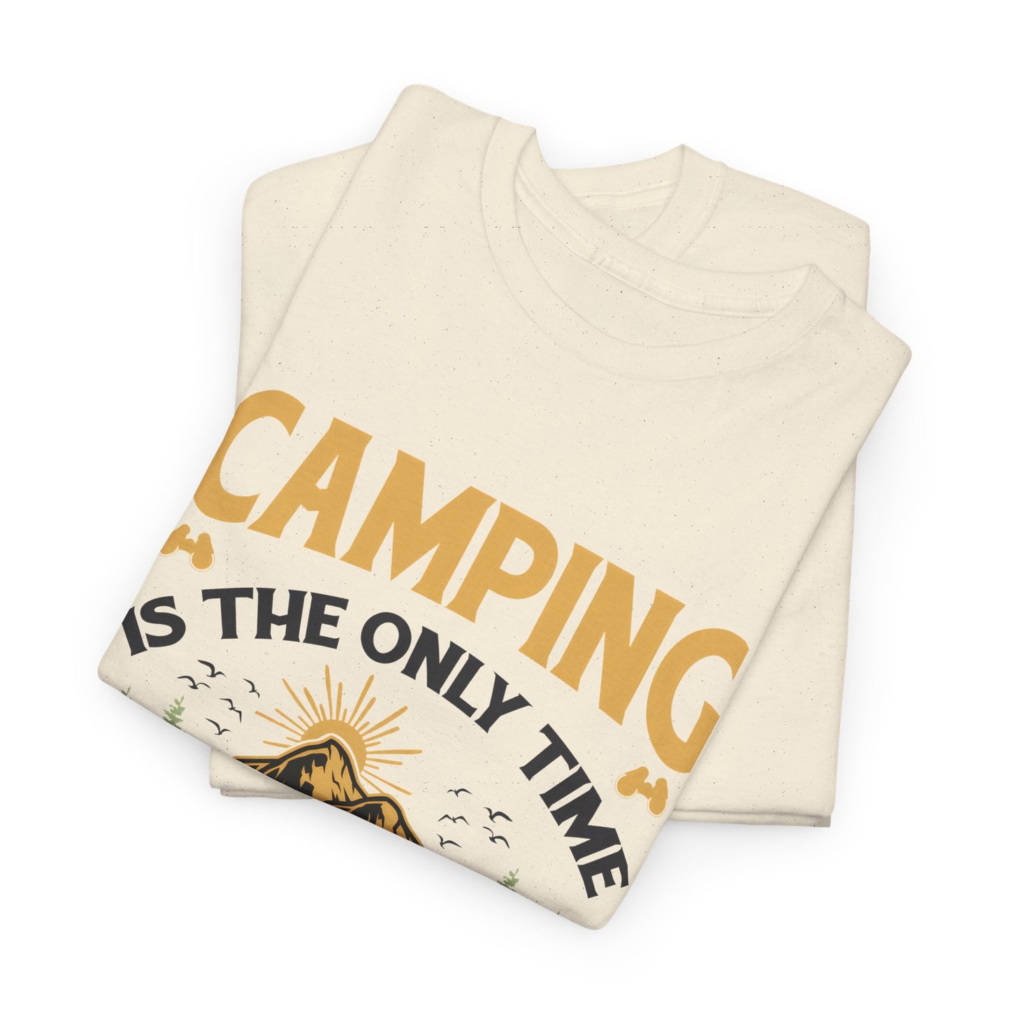 Camping Vibes Unisex Heavy Cotton Tee - "Being Dirty is a Good Thing"