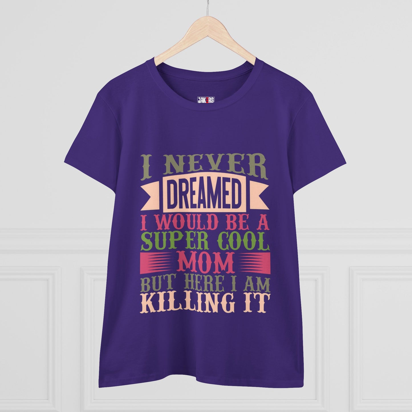 Super Cool Mom Cotton Tee - Funny Mom T-Shirt, Casual Gift for Mother's Day