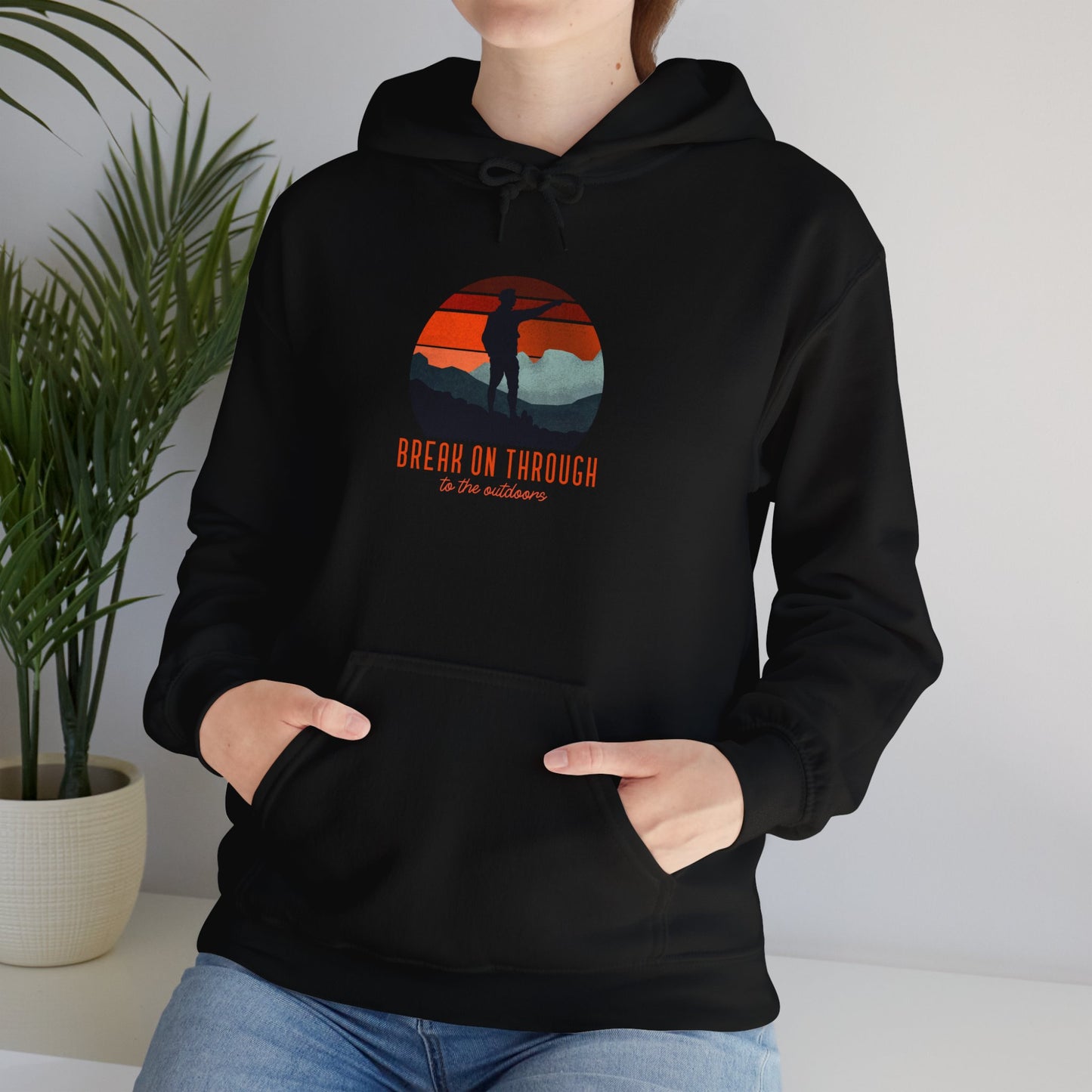 Break On Through Unisex Heavy Blend™ Hooded Sweatshirt