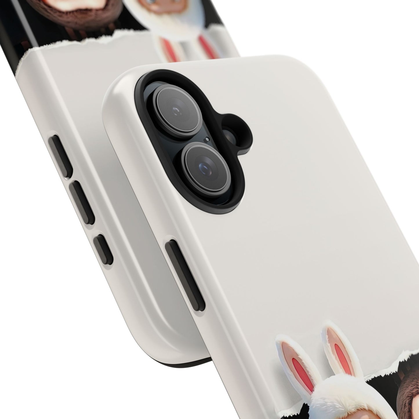 The Monsters Tough Case for iPhone Models and Variations – Dual Layer Protective Cover, Playful Design, Cute Mobile Accessory