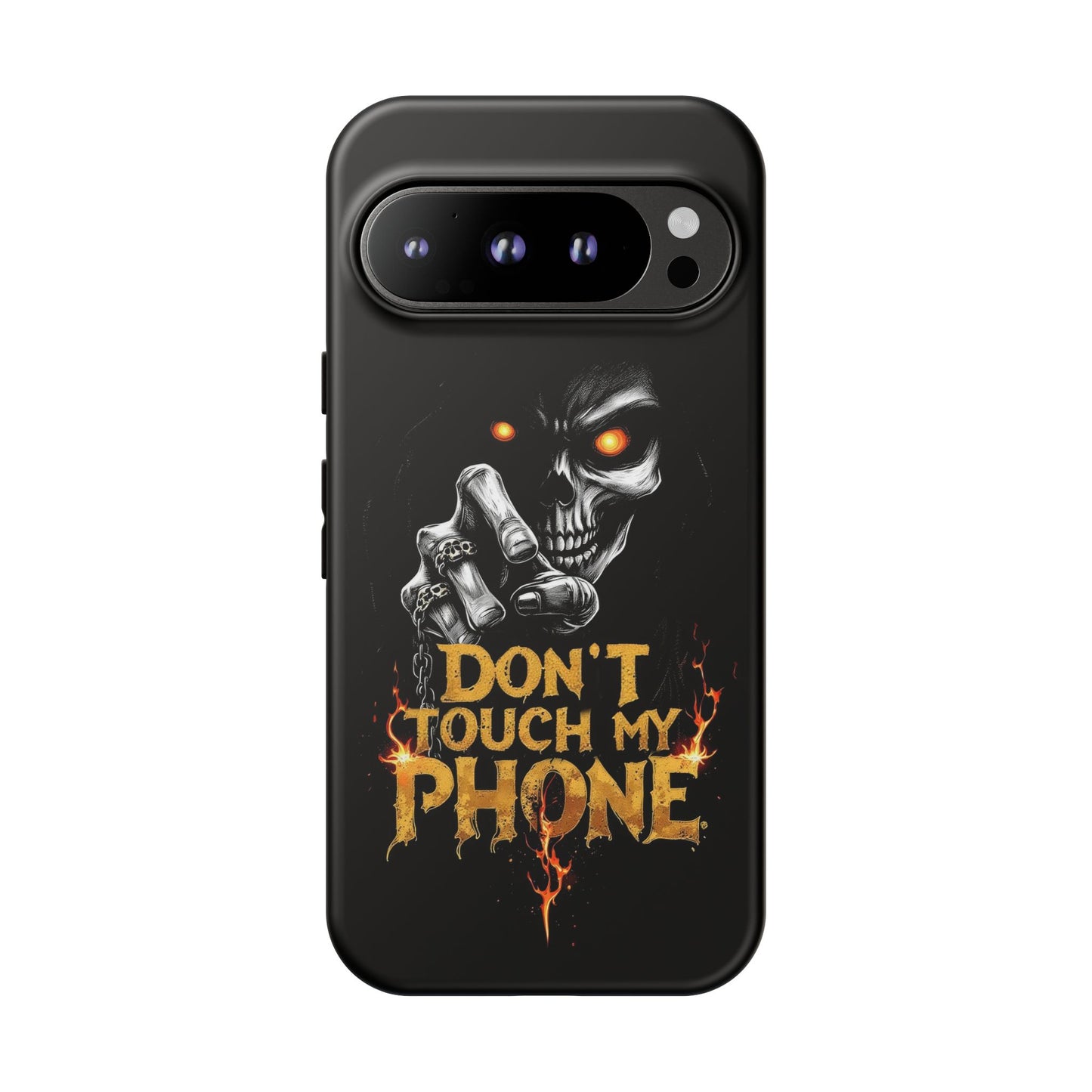 Skull Google Pixel Tough Cases, Don't Touch My Phone