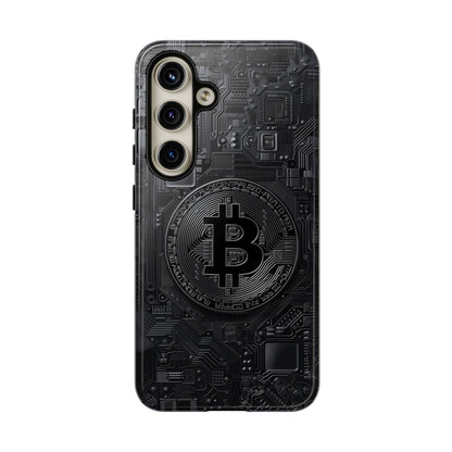 Bitcoin Samsung Tough Phone Case, Cryptocurrency Protection Cover
