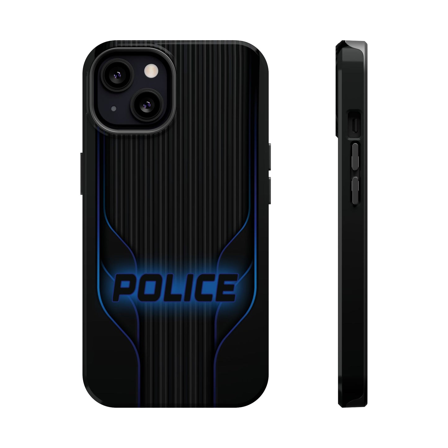 Police Magnetic Phone Cases, Blue Light