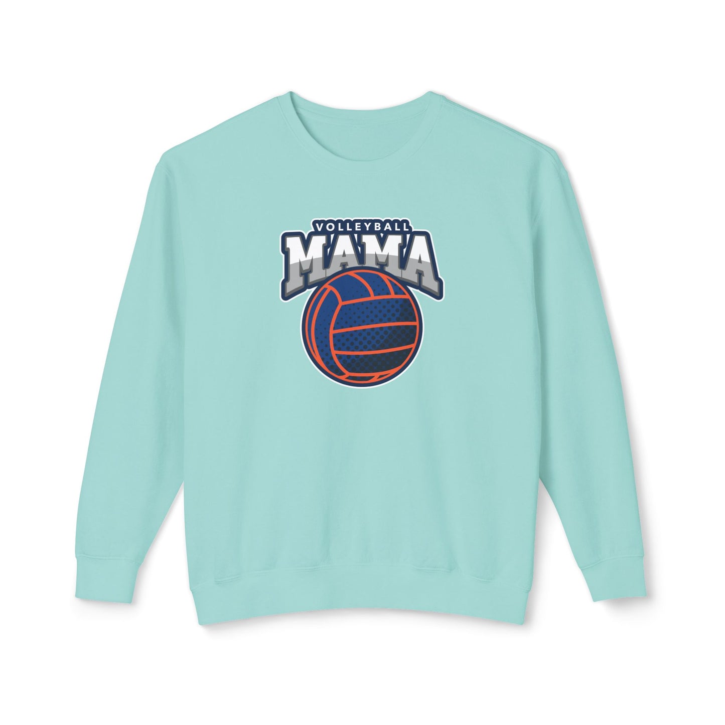 Volleyball Mama Unisex Lightweight Crewneck Sweatshirt