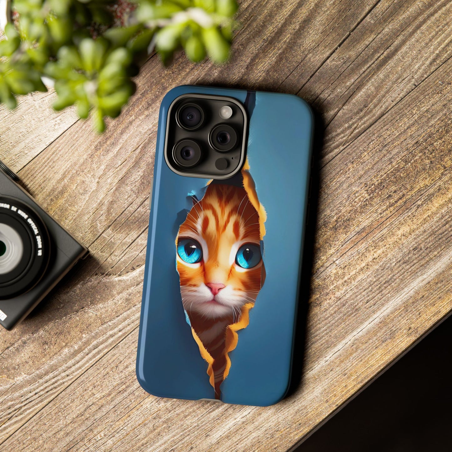 Curious Kitten Tough  Case for iPhone