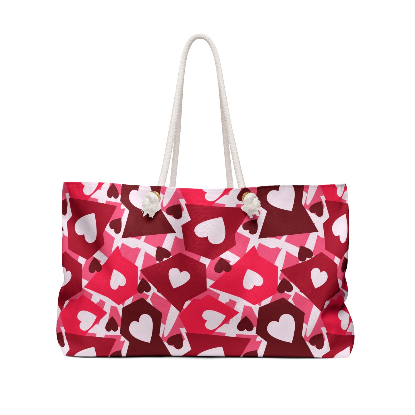 Love in Style: Retro Hearts Weekender Bag