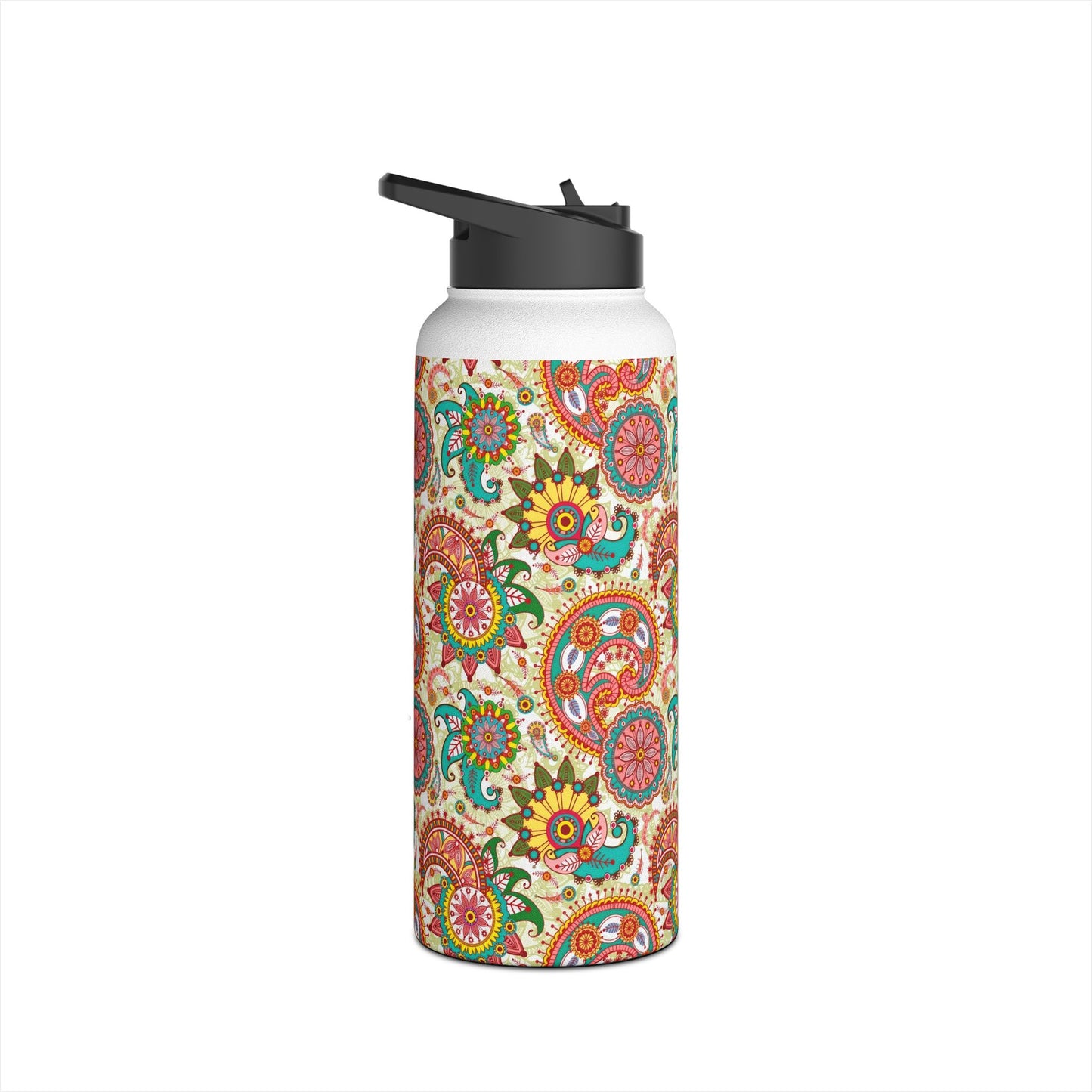 Indian Breath Stainless Steel Water Bottle, Standard Lid