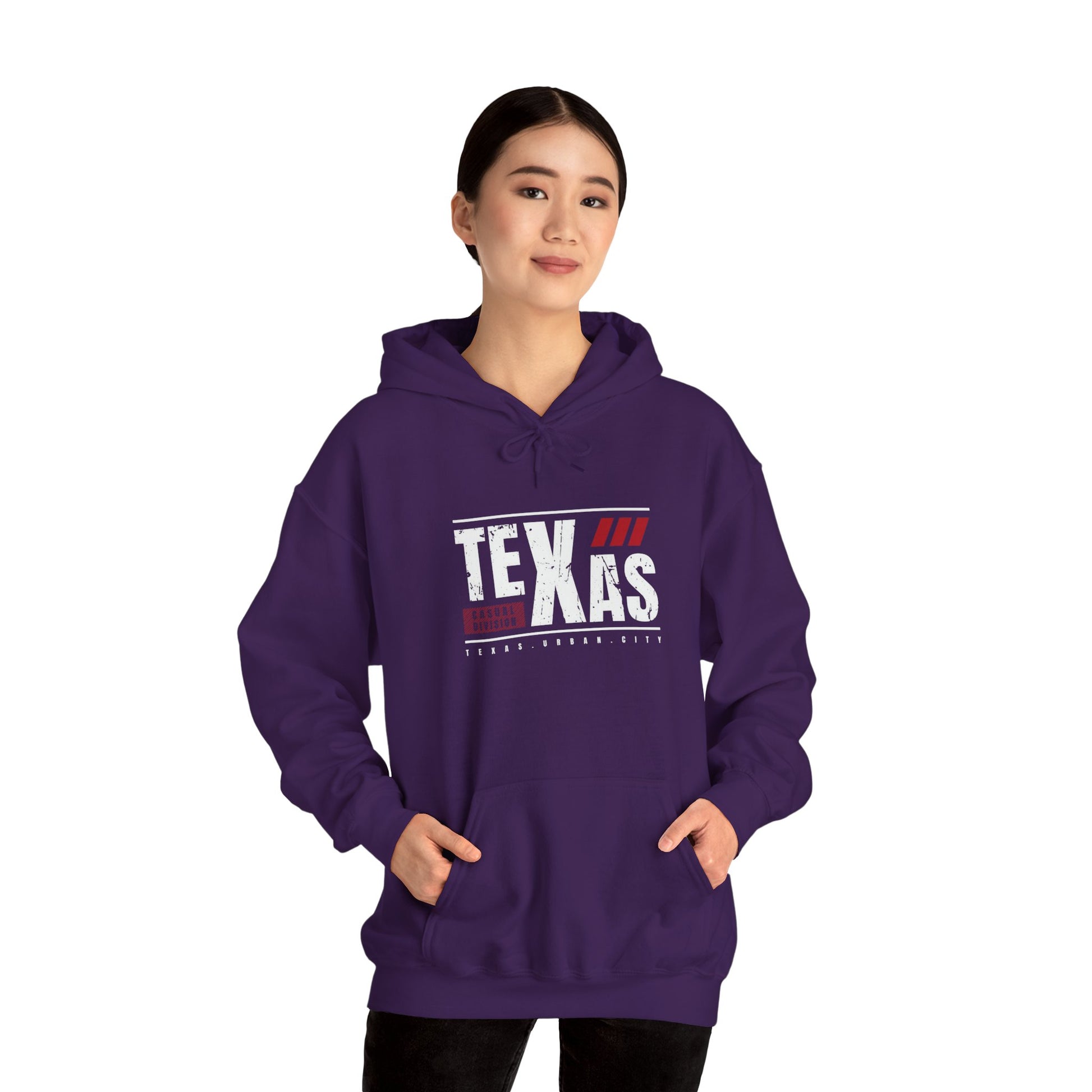 Texas Unisex Heavy Blend Hoodie - Bold Design for Everyday Comfort