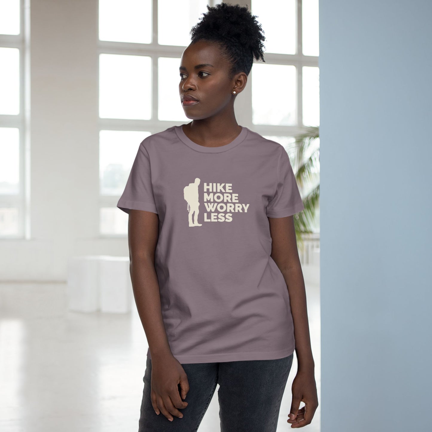 Hike More Worry Less Women’s Maple Tee