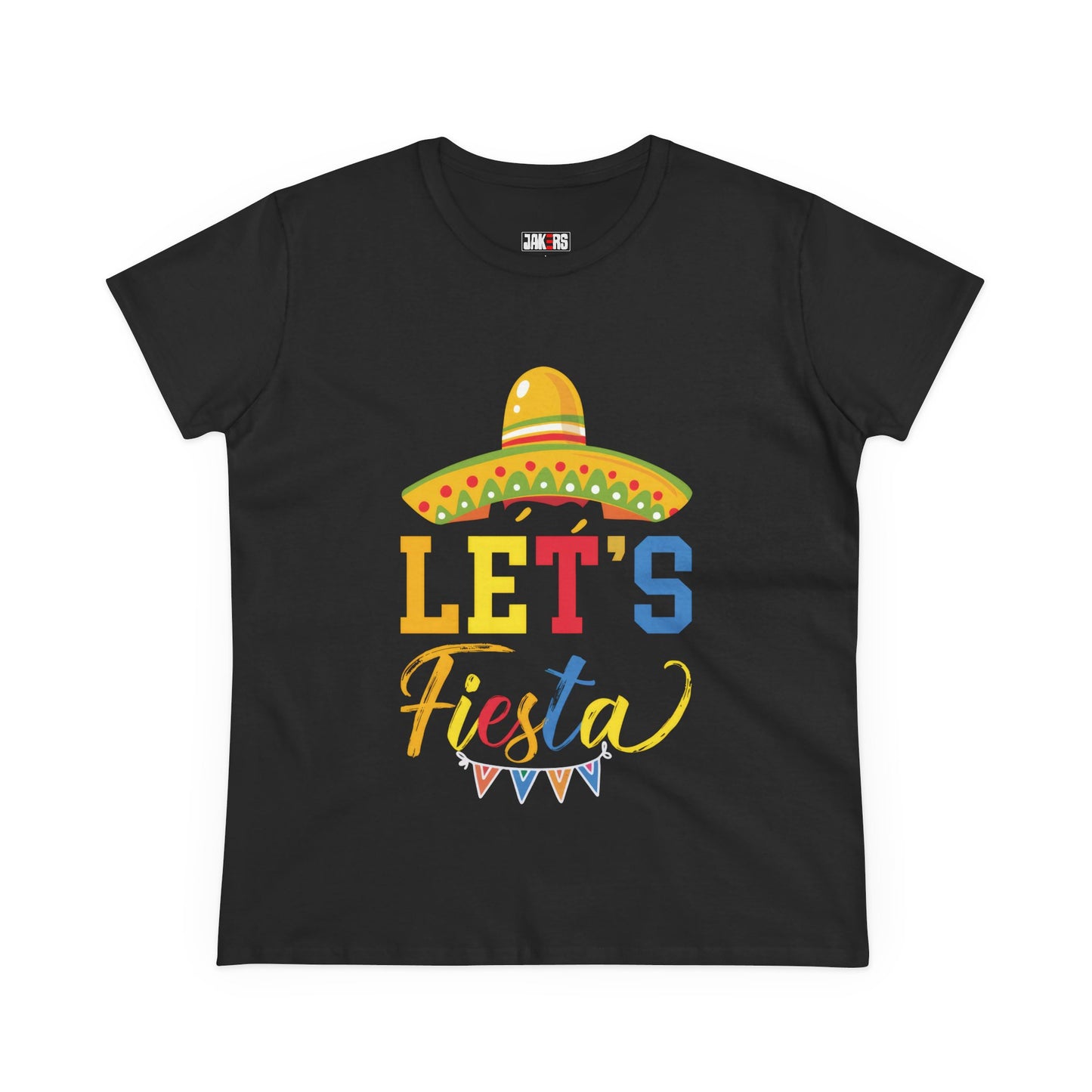Women’s Fiesta Tee - Celebrate in Style with Fun ‚Let's Fiesta‘ Design