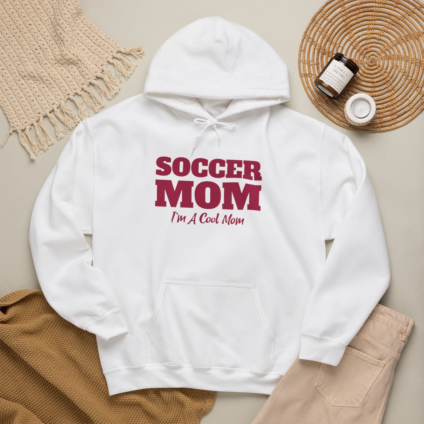 Soccer Mom I'm A Cool Mom Hooded Sweatshirt