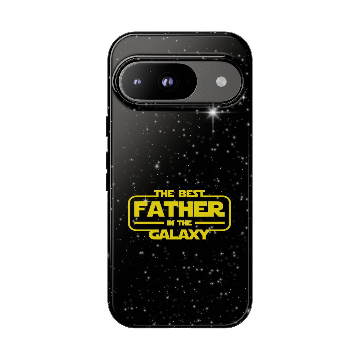 Galaxy-Themed Google Pixel Tough Case - Perfect Gift for the Best Father