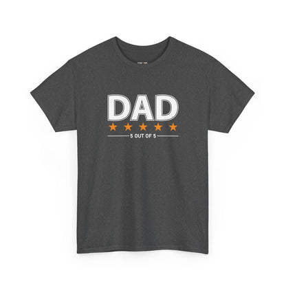 Father's Day Unisex Tee - 5 Stars Dad T-shirt