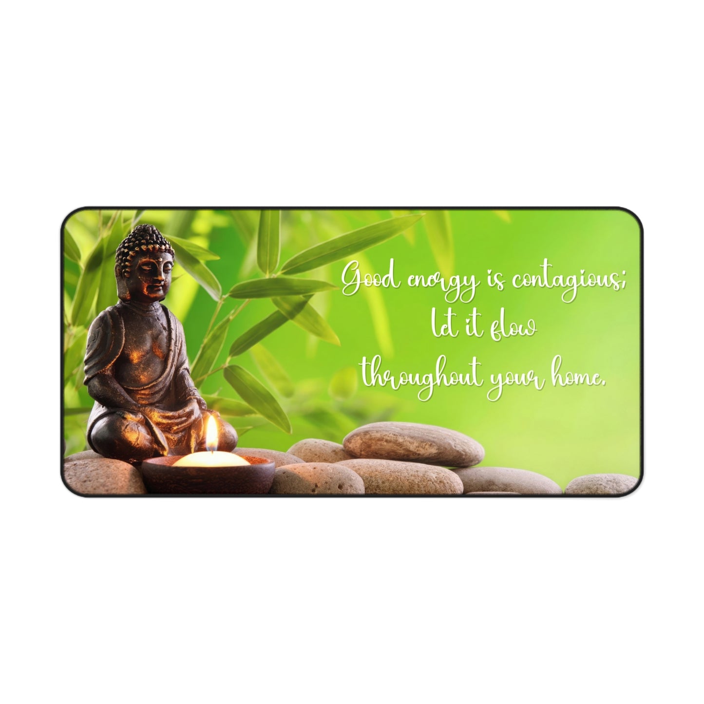 Inspirational Zen Desk Mat