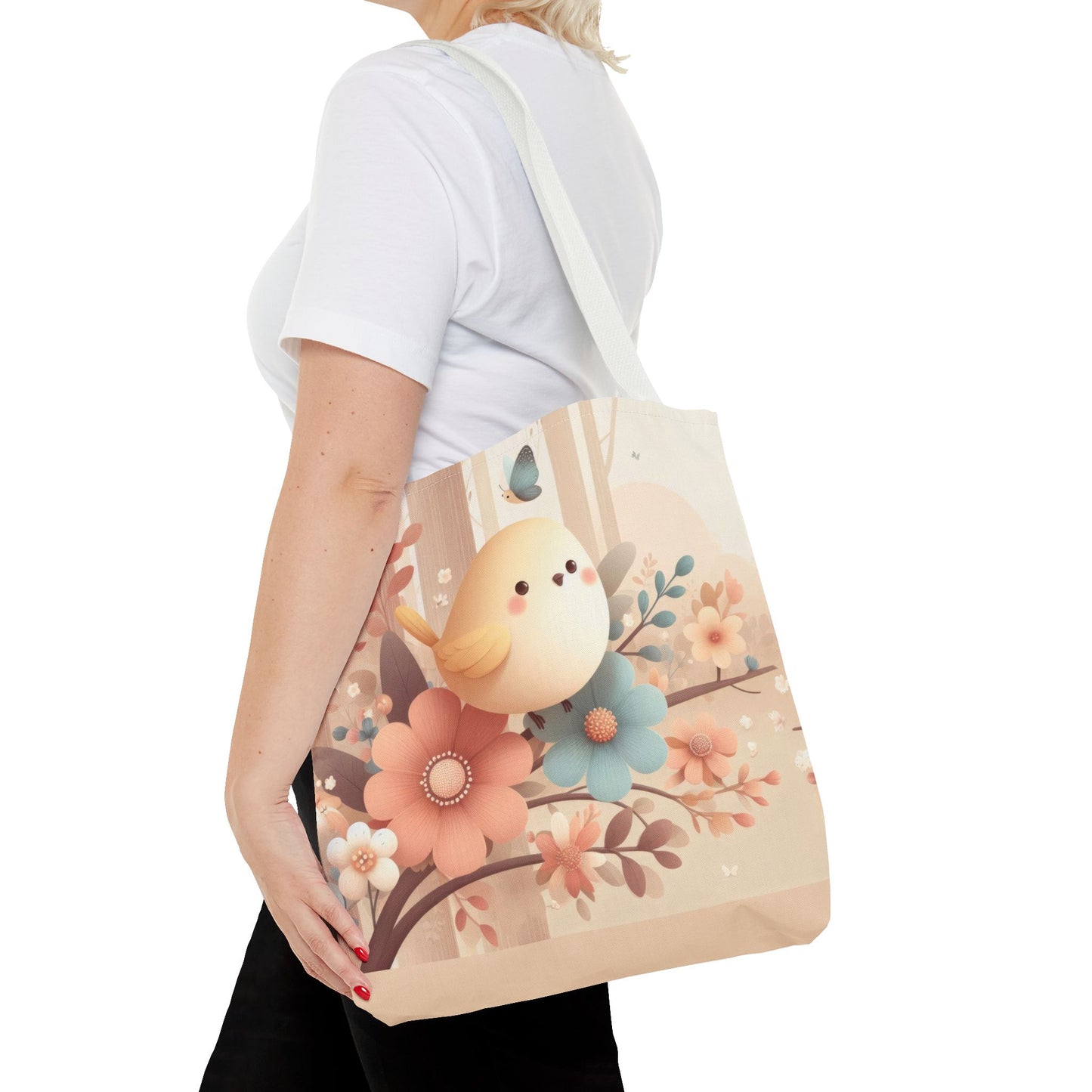 Pastel Canary Tote Bag (AOP)