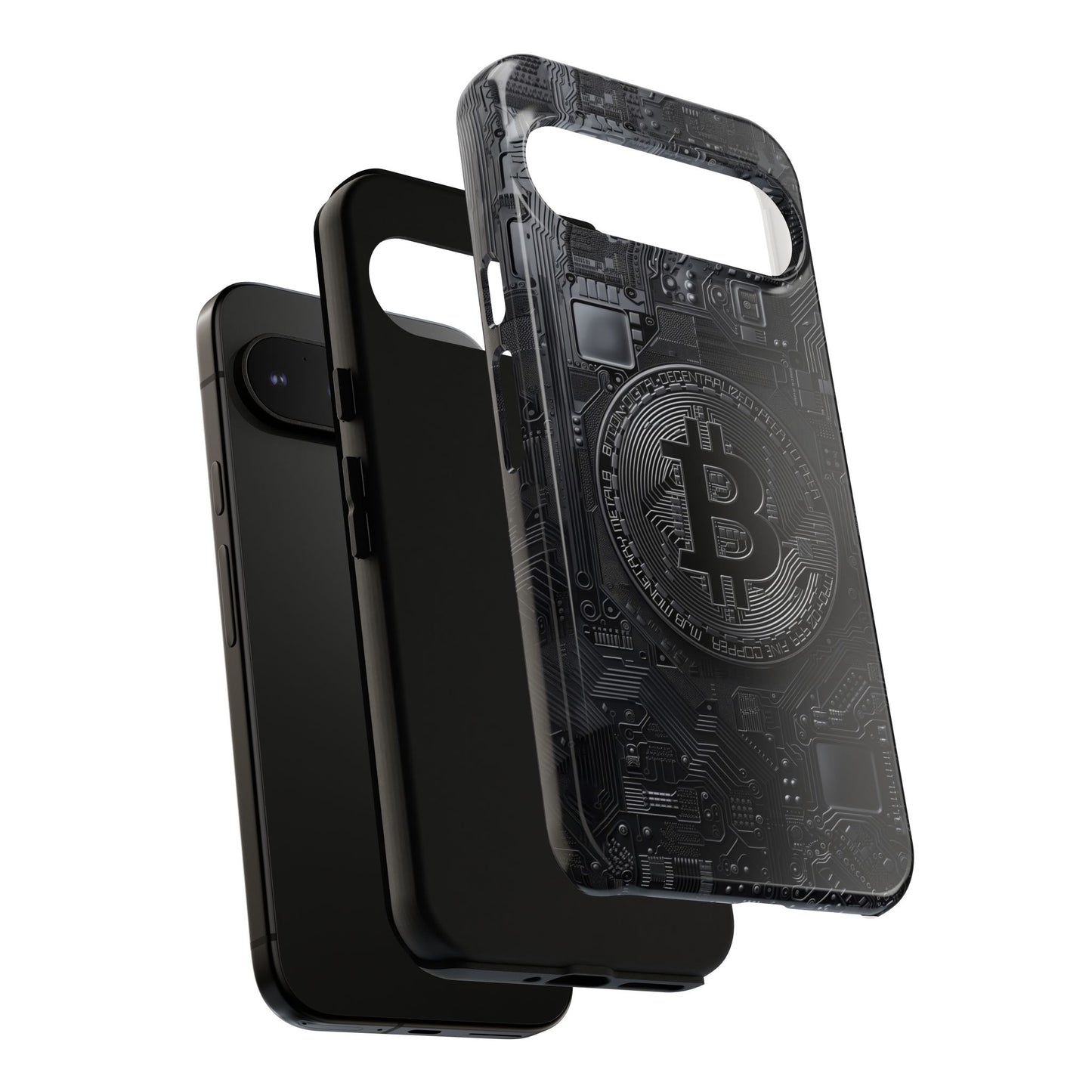 Bitcoin Google Pixel Tough Phone Case, Cryptocurrency Protection Cover
