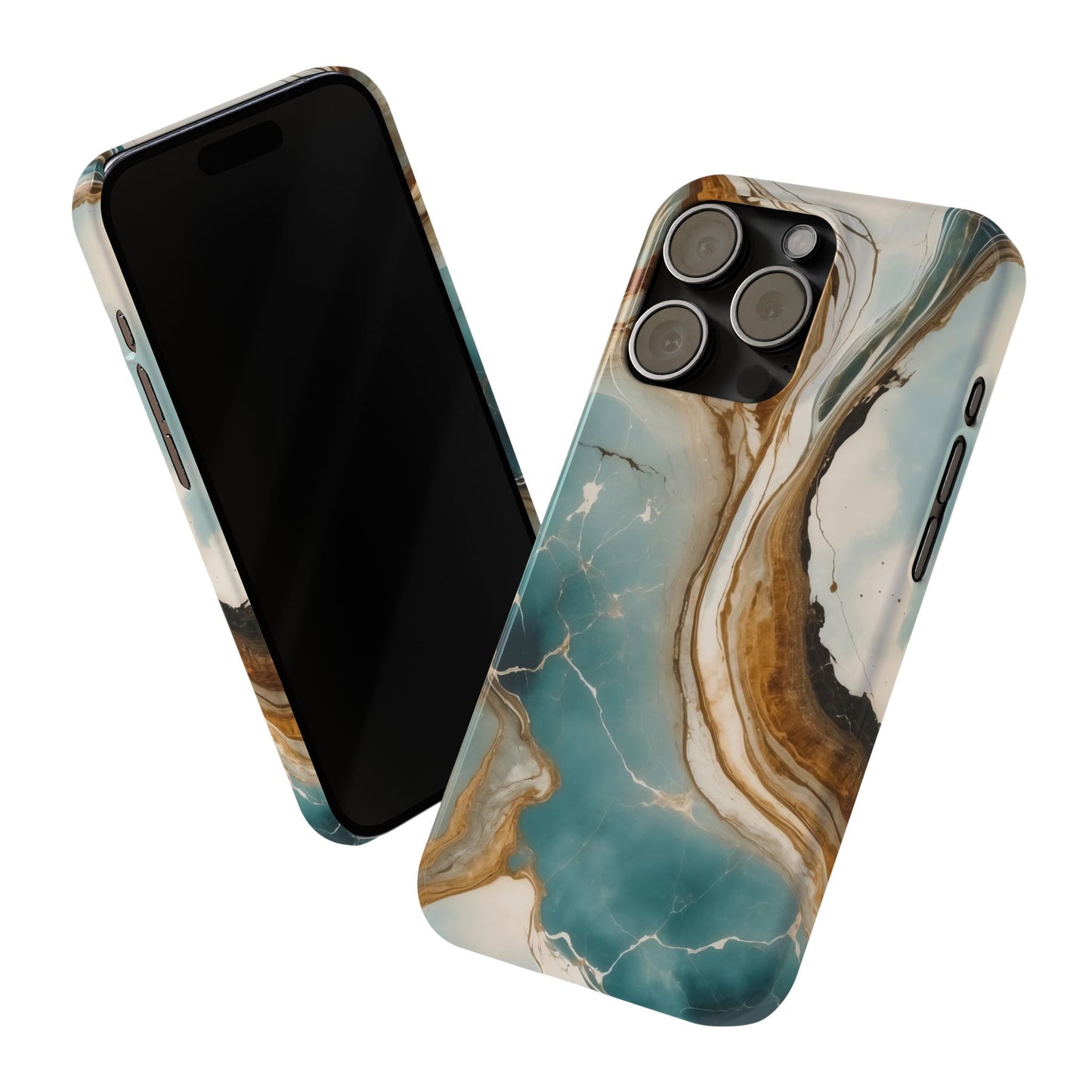 Marble Slim Phone Case, Stylish Protective Cover
