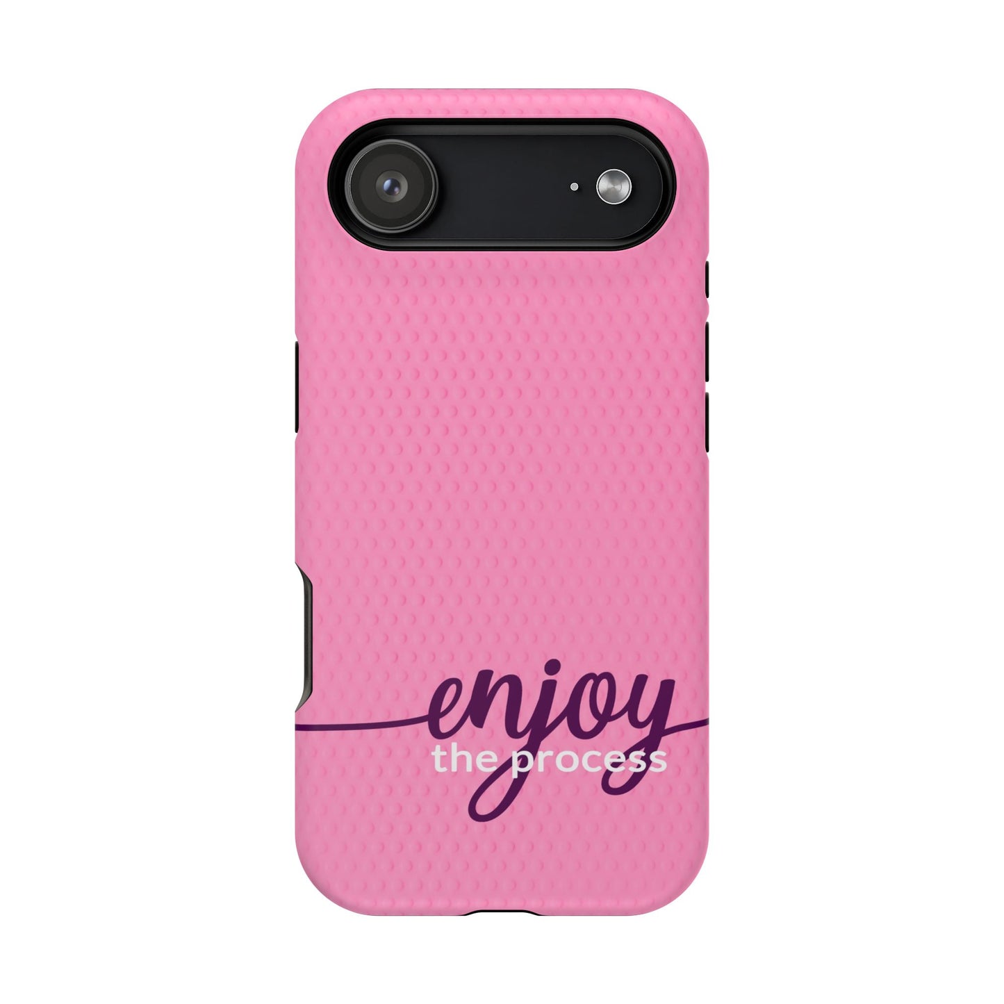 Enjoy the Process Magnetic Case - Motivational Pink Phone Cover for Women
