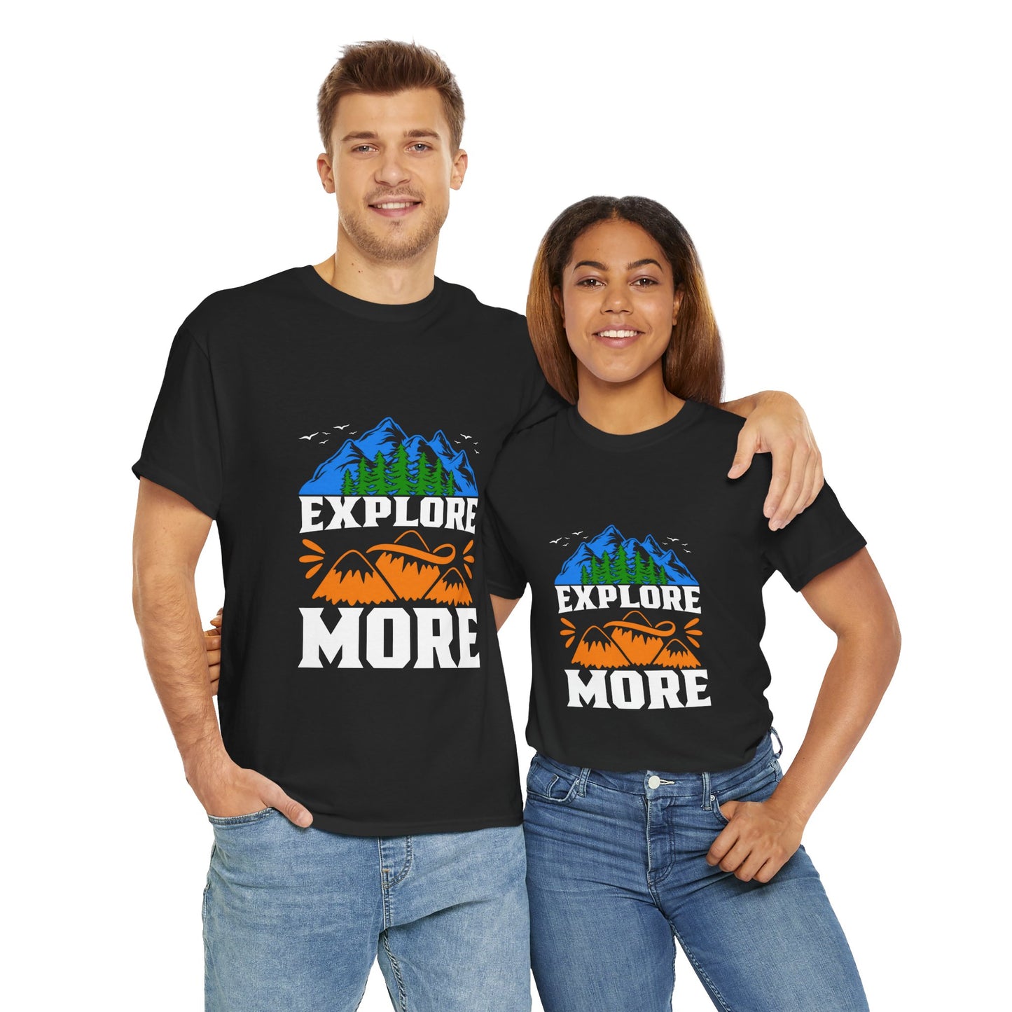 Explore More Adventure Tee - Unisex Heavy Cotton T-Shirt