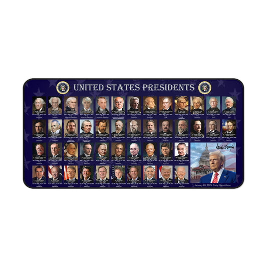 Educational Desk Mat / US Presidents