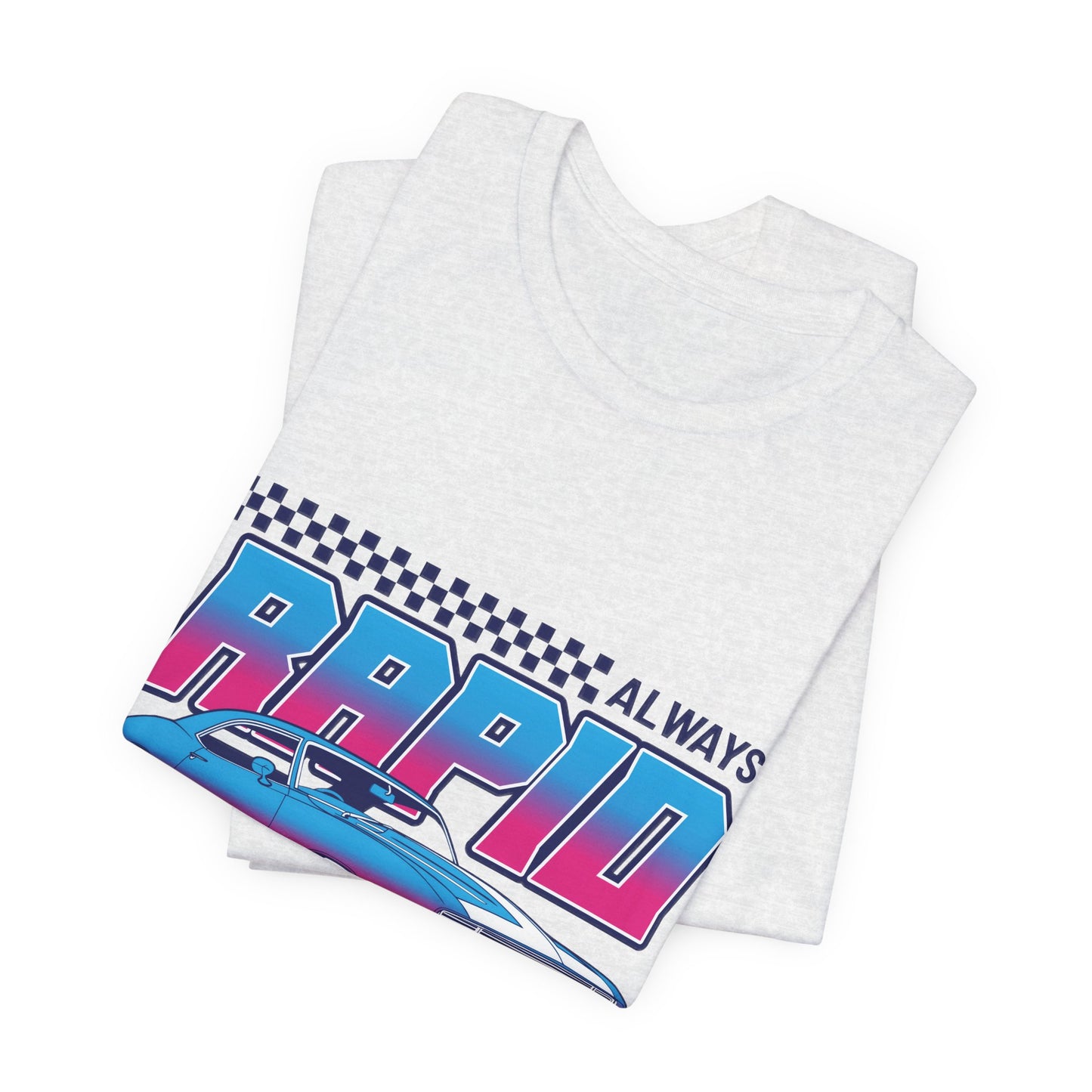 Camiseta de manga corta unisex "Conducir siempre rápido es mi meditación" 