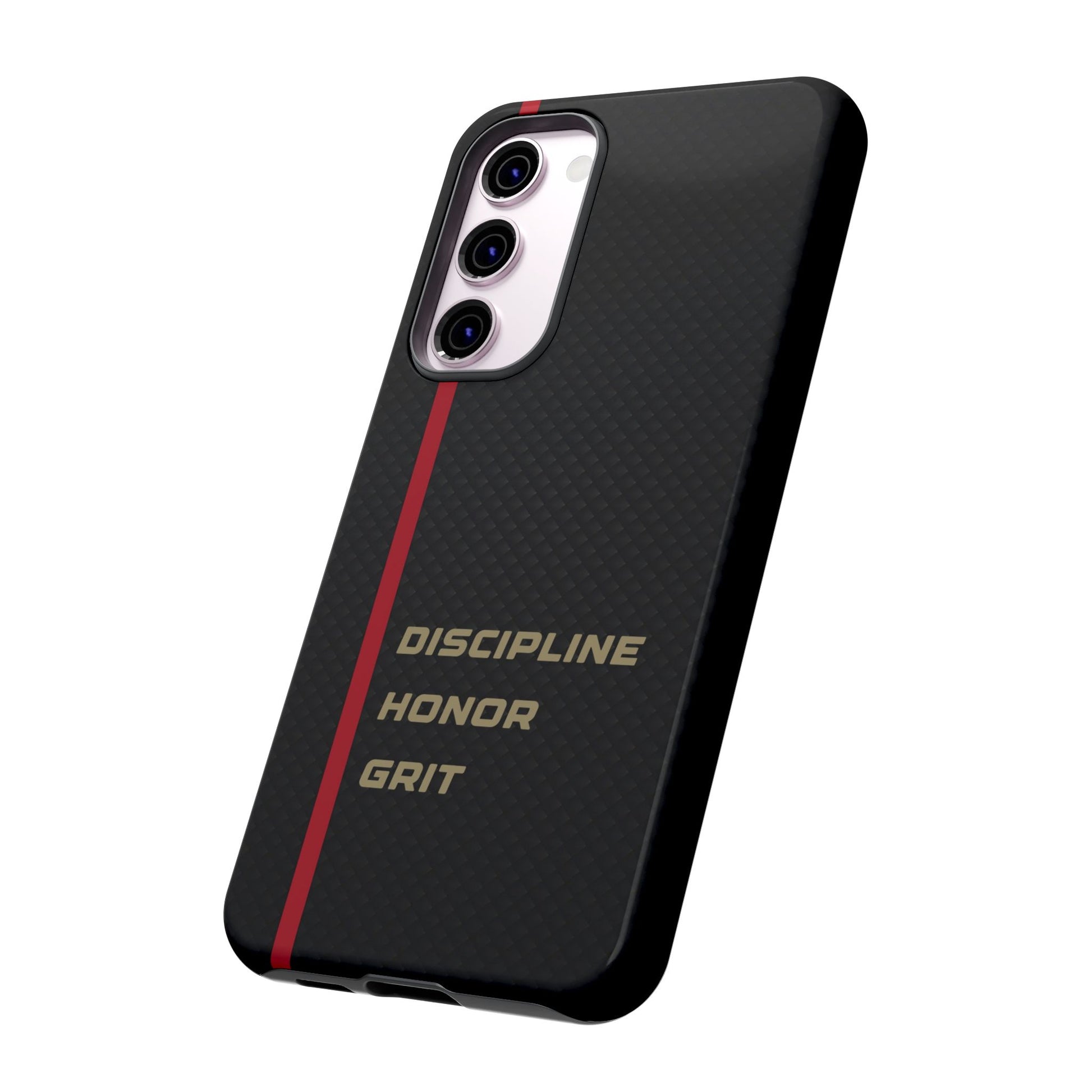 Discipline, Honor, Grit Impact-Resistant Phone Case