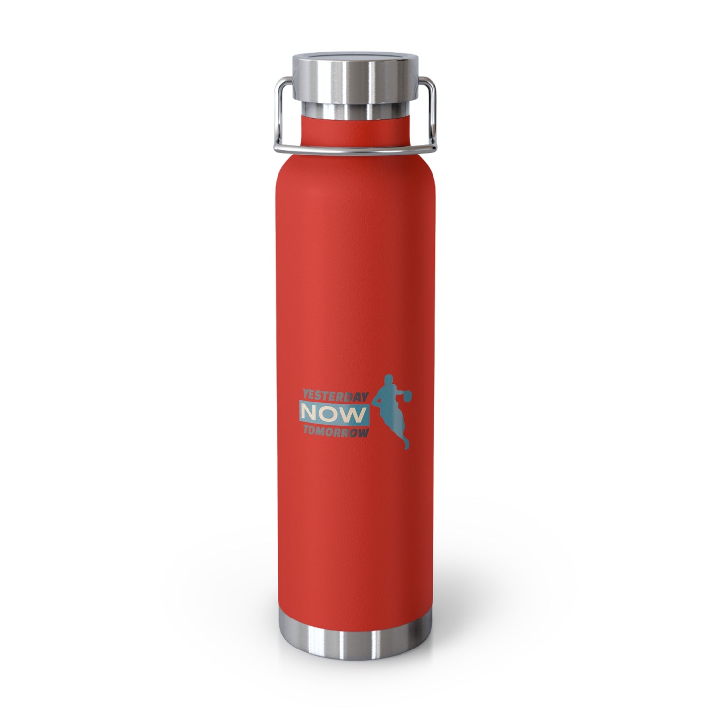 Yesterday Now Tomorrow Copper Vacuum Insulated Bottle, 22oz