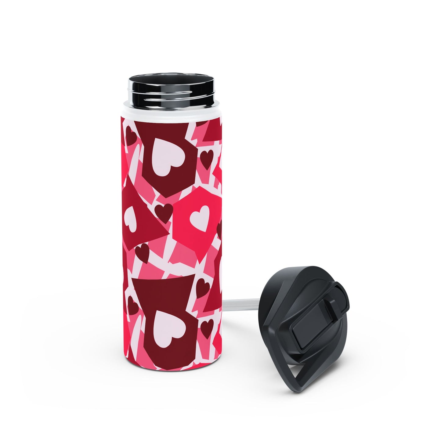 Love in Style Stainless Steel Water Bottle, Standard Lid