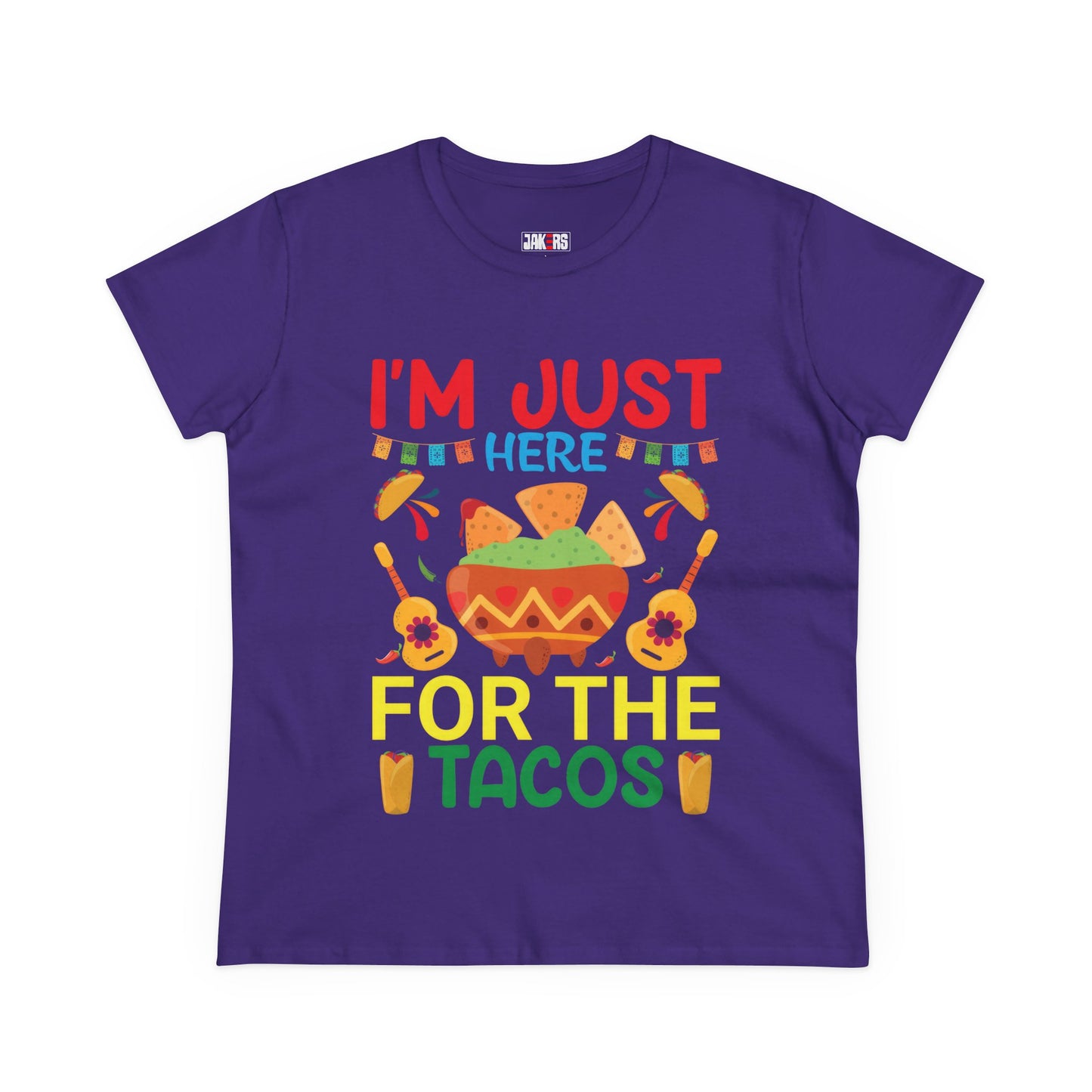 Fun Taco Lovers Cotton Tee - Perfect for Cinco de Mayo Celebrations