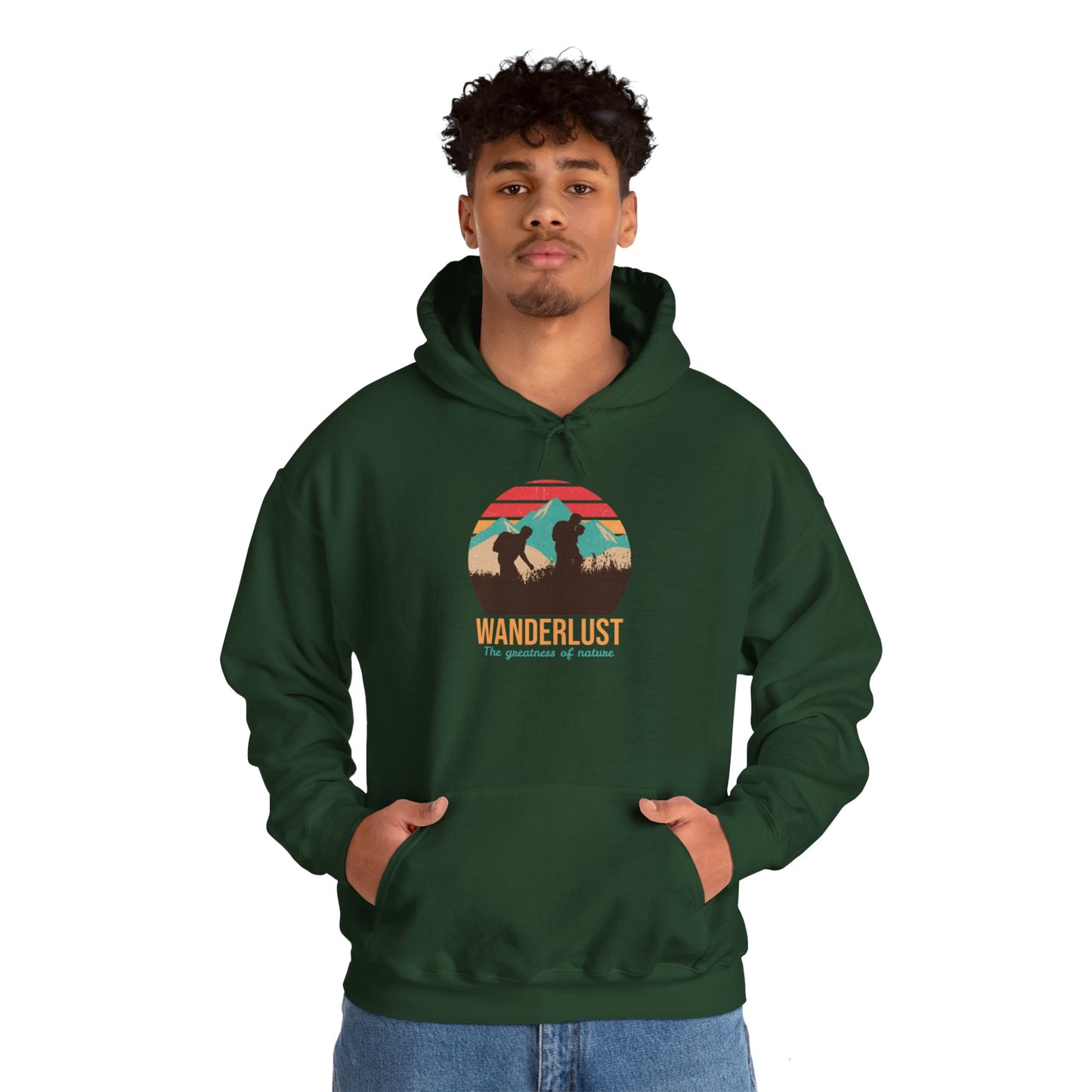 Wanderlust The Greatness Of Nature Unisex Heavy Blend™ Hooded Sweatshirt