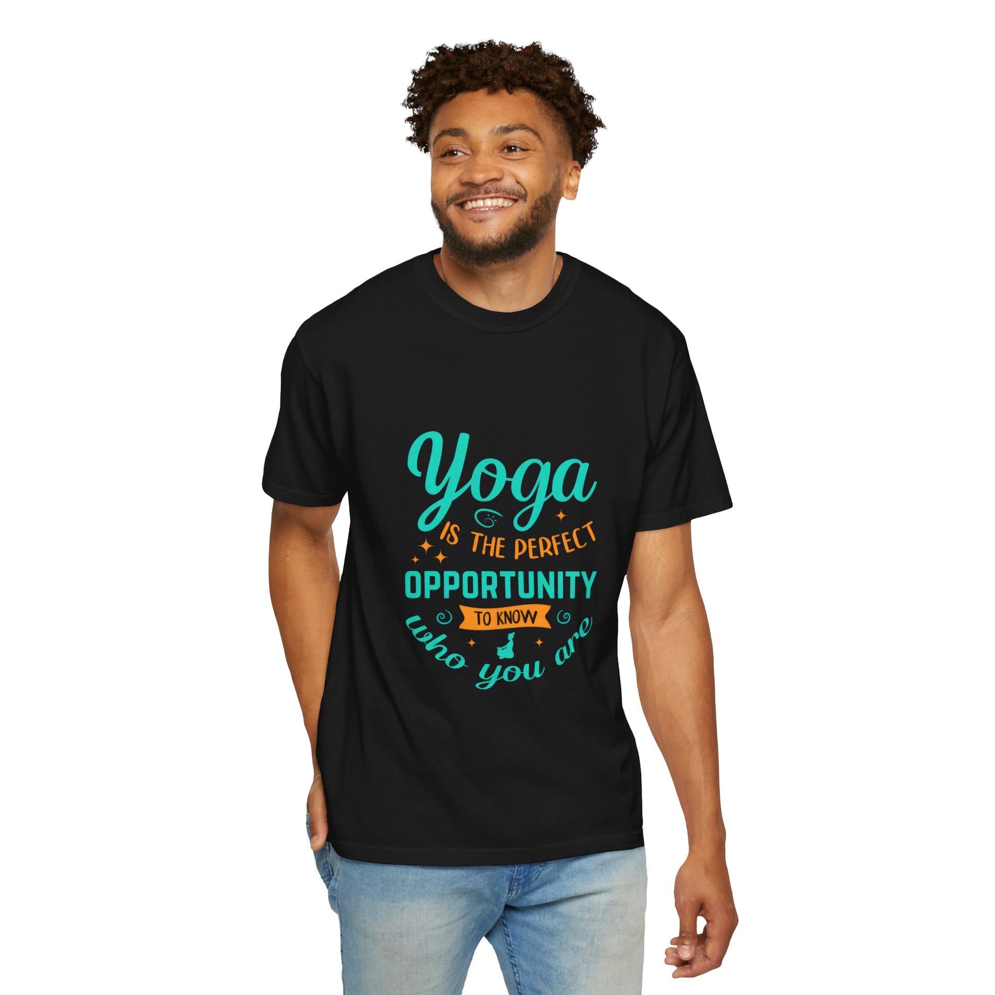 Yoga Opportunity Unisex Garment-Dyed T-Shirt - Perfect for Wellness Enthusiasts