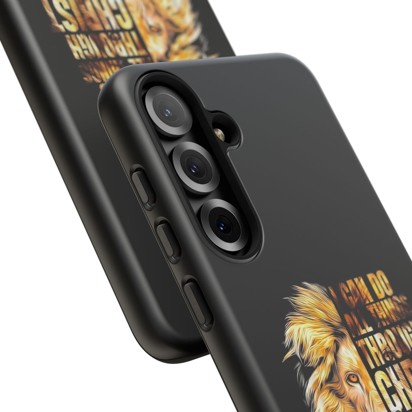 Inspirational Lion  Samsung Phone Case, Strength & Faith, Christian Accessories