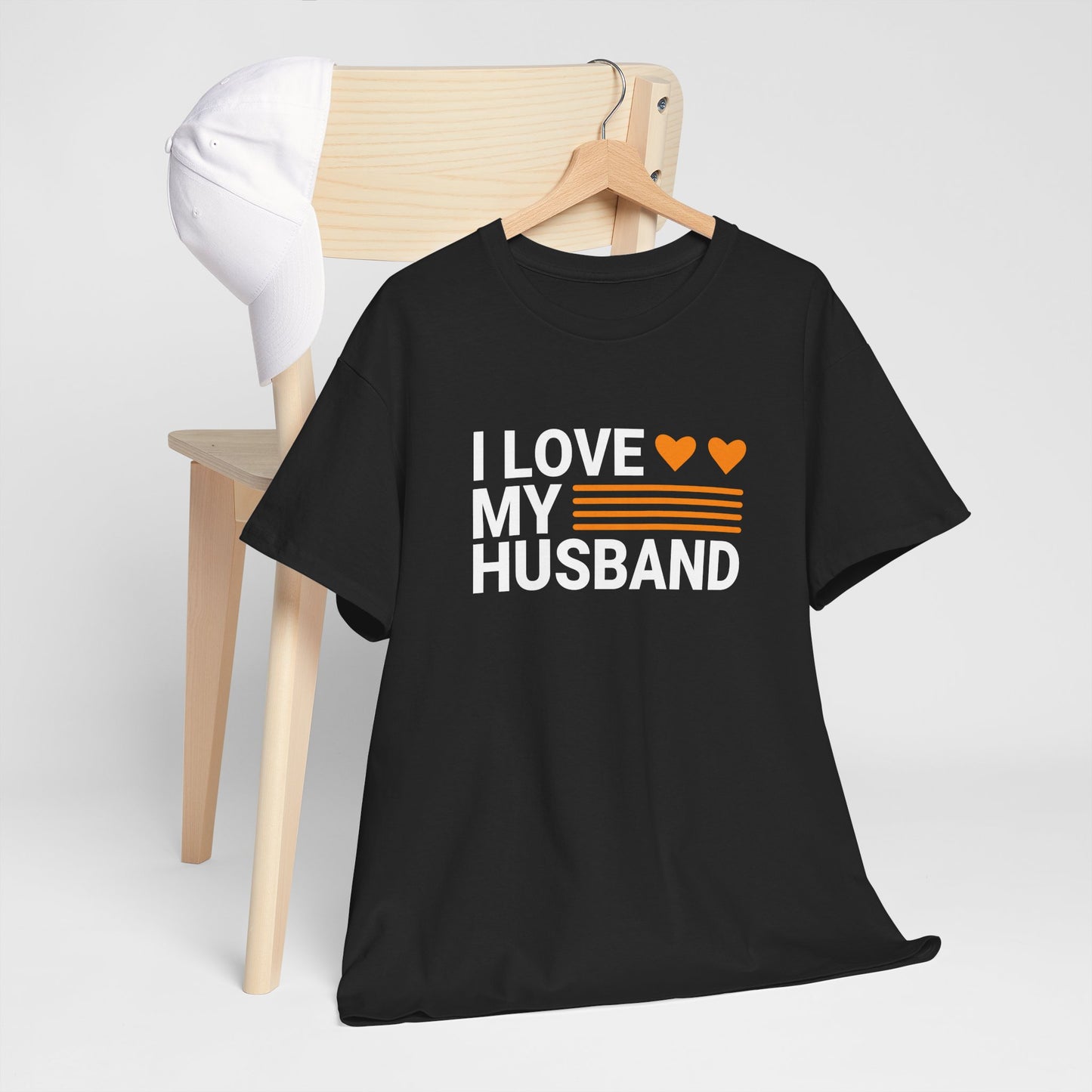 Love My Husband Unisex Heavy-Cotton Tee - Cute Casual Shirt