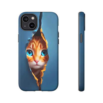 Curious Kitten Tough  Case for iPhone