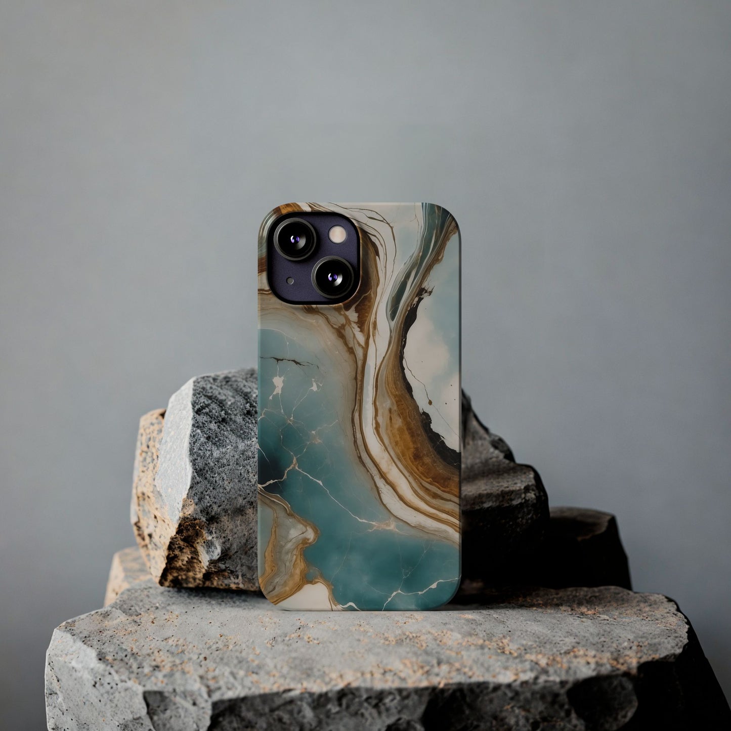 Marble Slim Phone Case, Stylish Protective Cover