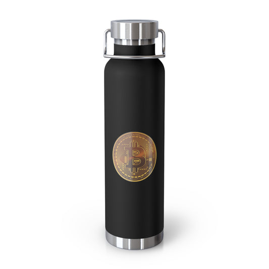 Bitcoin Copper Vacuum Insulated Bottle, 22oz