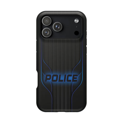 Police Magnetic Phone Cases, Blue Light